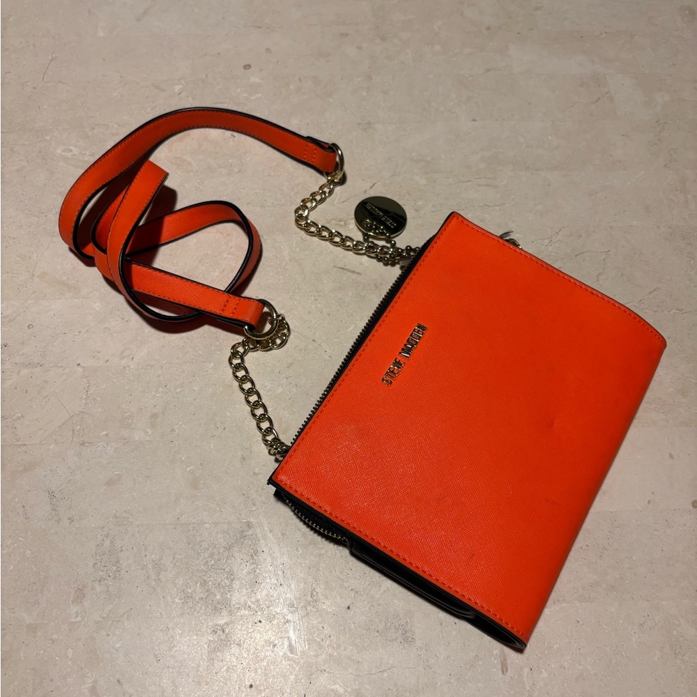 Steve Madden Vibrant Orange Crossbody Bag